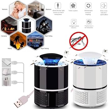 360° Fancy Mosquito Killer – Silent UV Electric Mosquito Trap for Home