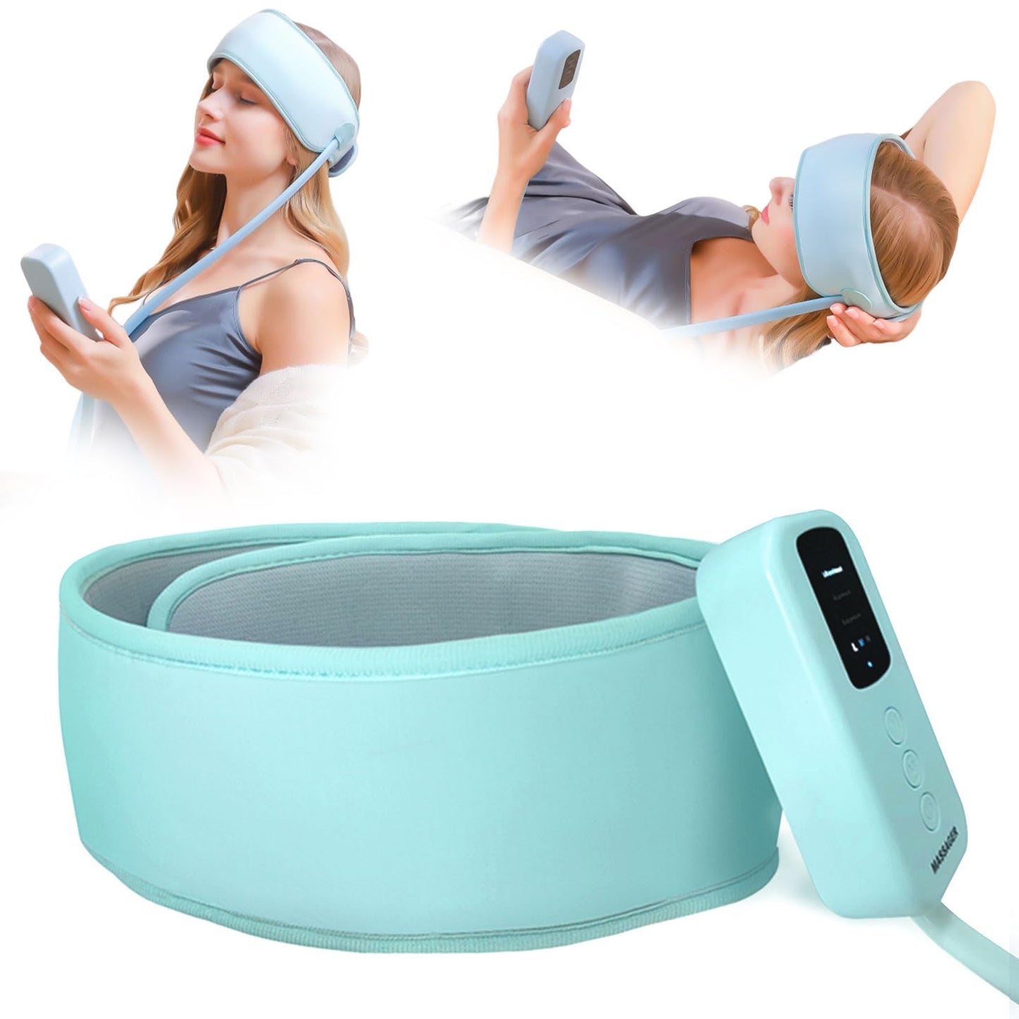 360° Electric Head Massager with Heat & Air Compression – Relax, Recharge & Relieve Stress Anytime