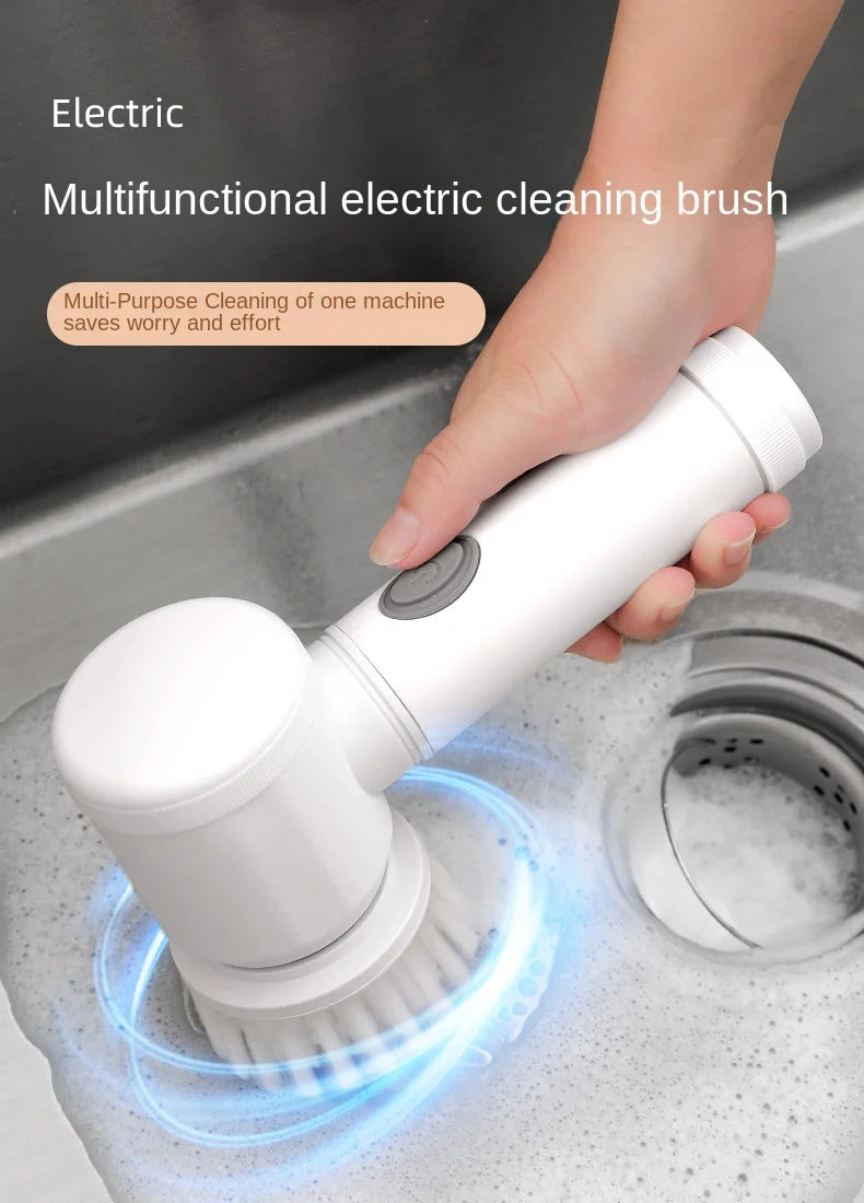 Electric Spin Scrubber – Make Deep Cleaning Faster, Easier & Effortless!