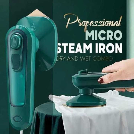 Portable Mini Electric Steam Iron – Compact Handheld Garment Steamer for Wrinkle-Free Clothes