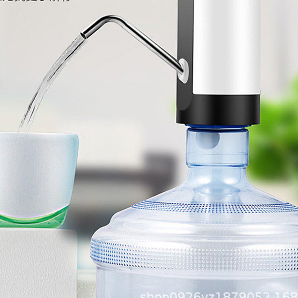 Upgraded USB Rechargeable Water Bottle Pump – One-Touch Automatic Water Dispenser for 2-5 Gallon Bottles