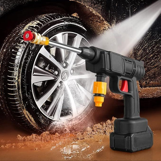 Automatic Cordless Car Wash Spray Gun 48V – Wireless High Pressure Foam Jet Washer