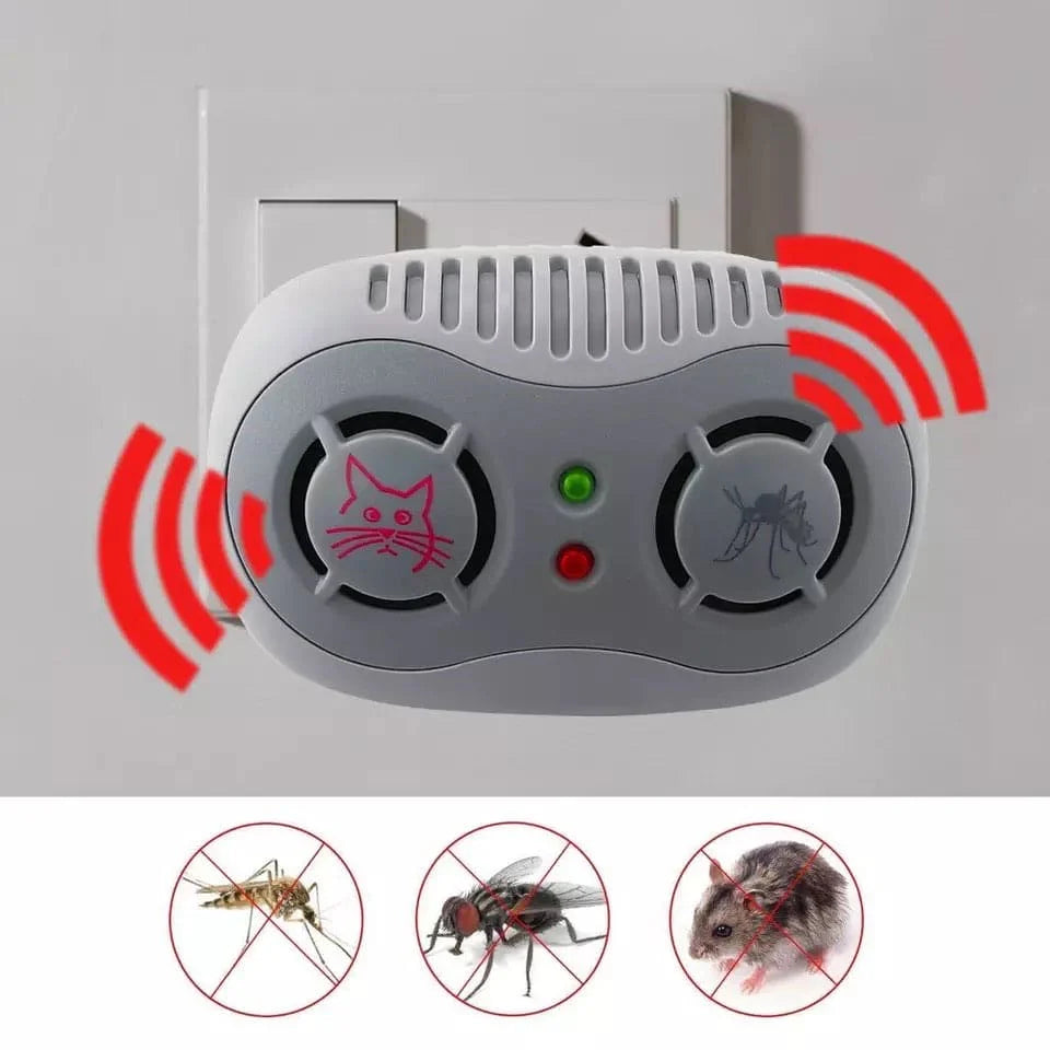 Super Ultrasonic Mouse & Mosquito Repellent – Safe, Silent & Chemical-Free Pest Protection