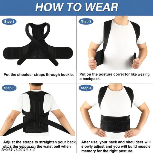 Posture Corrector Shoulder Support Belt – Improve Your Posture with Comfort