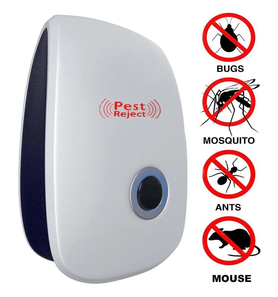 Electronic Ultrasonic Pest Repeller – Safe, Silent & Chemical-Free Protection Against Mosquitoes, Insects & Mice