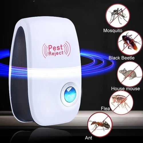 Electronic Ultrasonic Pest Repeller – Safe, Silent & Chemical-Free Protection Against Mosquitoes, Insects & Mice