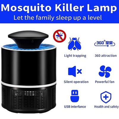 360° Fancy Mosquito Killer – Silent UV Electric Mosquito Trap for Home