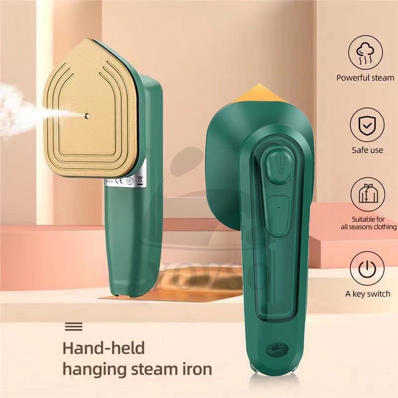 Portable Mini Electric Steam Iron – Compact Handheld Garment Steamer for Wrinkle-Free Clothes