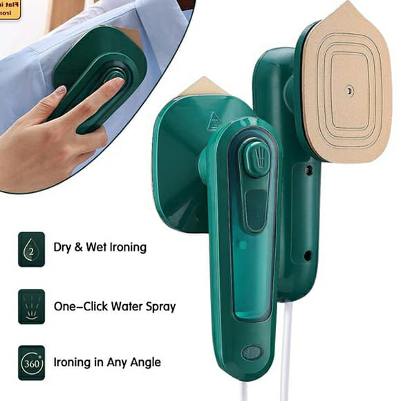 Portable Mini Electric Steam Iron – Compact Handheld Garment Steamer for Wrinkle-Free Clothes