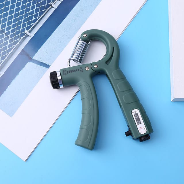 Adjustable Exerciser Hand Gripper With Counter – Wrist & Forearm Strengthener Hand Workout Tool (Random Color)