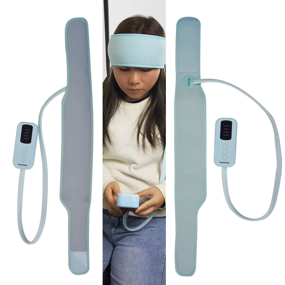 360° Electric Head Massager with Heat & Air Compression – Relax, Recharge & Relieve Stress Anytime
