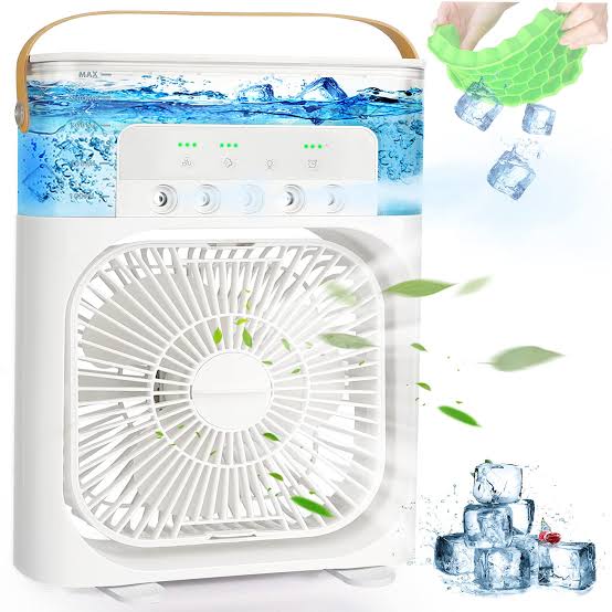 Multi Function Portable Desktop Air Cooler Fan – Stay Cool Anytime, Anywhere!