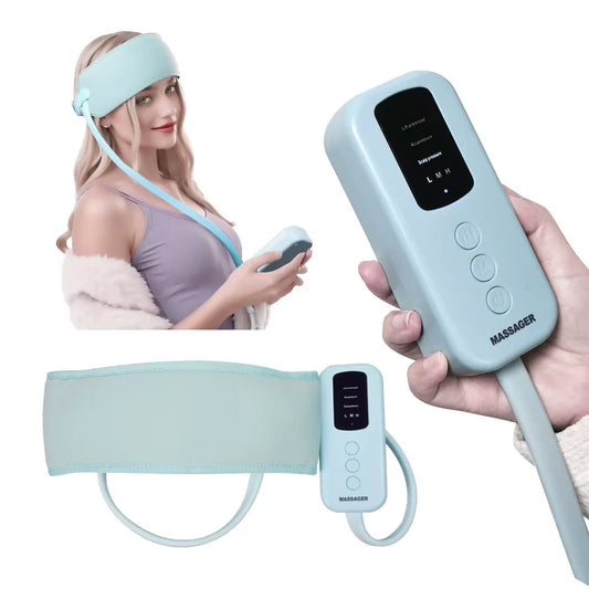 360° Electric Head Massager with Heat & Air Compression – Relax, Recharge & Relieve Stress Anytime