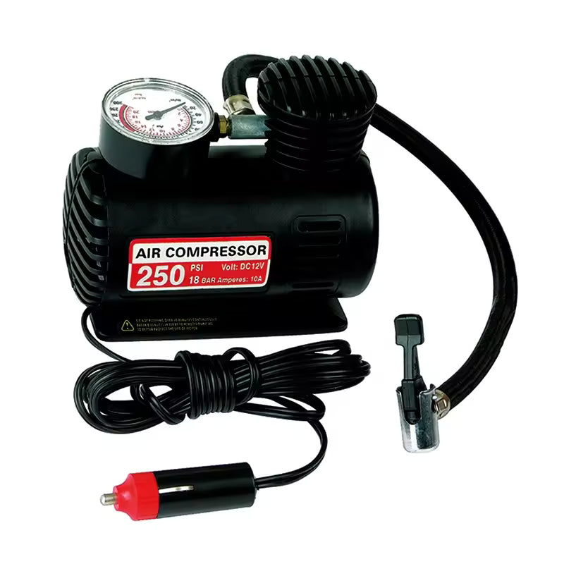 Mini 12V 300PSI Car Air Pump Tyre Compressor – Fast, Powerful & Portable