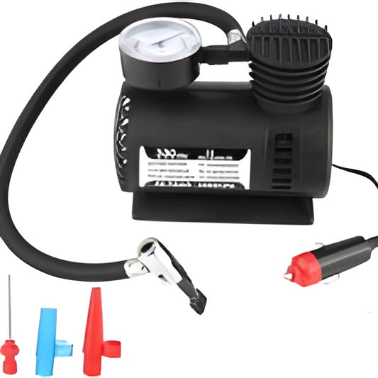 Mini 12V 300PSI Car Air Pump Tyre Compressor – Fast, Powerful & Portable