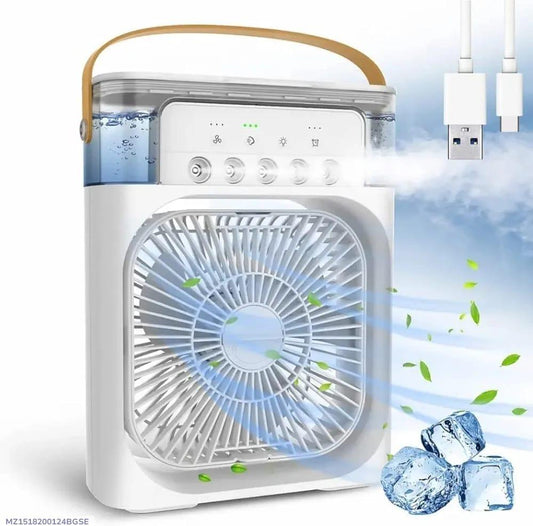 Multi Function Portable Desktop Air Cooler Fan – Stay Cool Anytime, Anywhere!