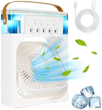 Multi Function Portable Desktop Air Cooler Fan – Stay Cool Anytime, Anywhere!