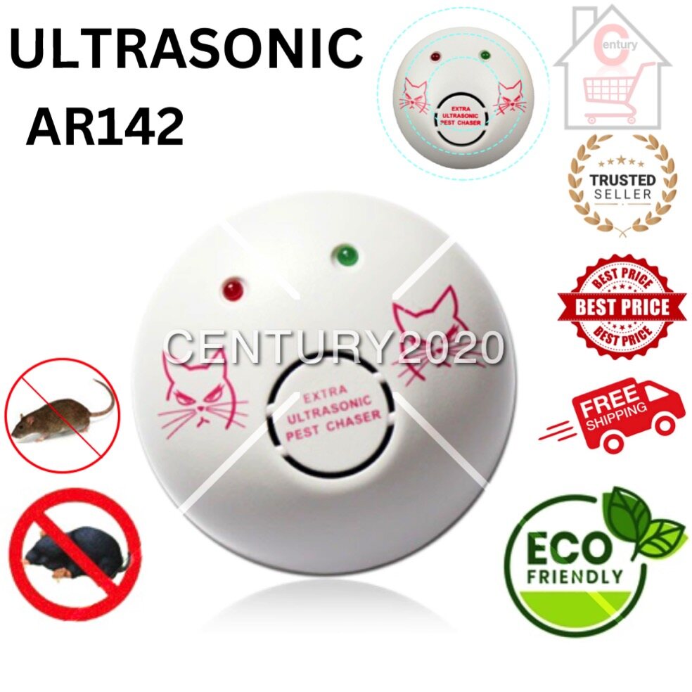 Super Ultrasonic Mouse & Mosquito Repeller (Round Shape)