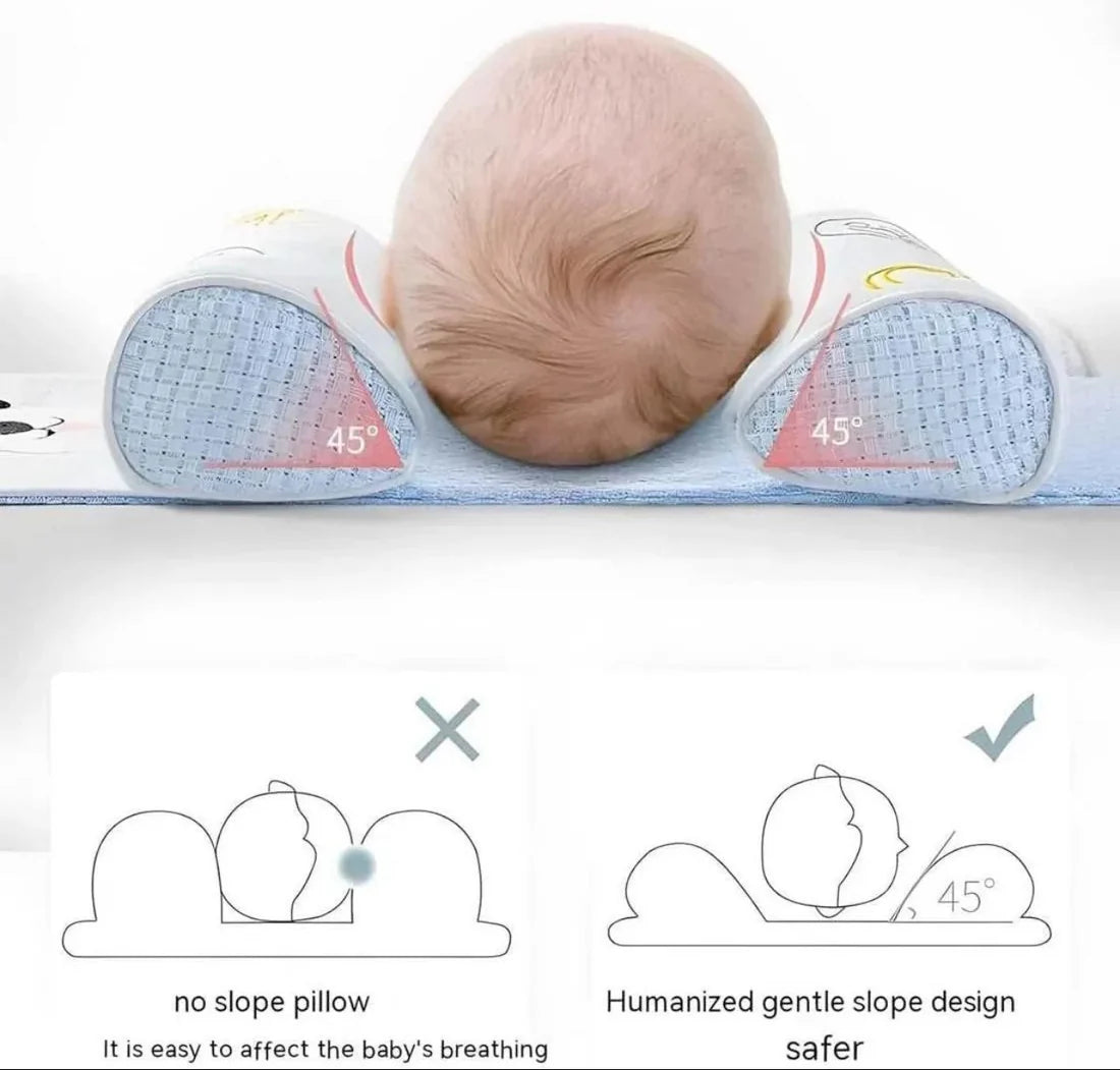 Adjustable Newborn Baby Head Shaping Pillow – Anti Flat Head Soft Support Cushion
