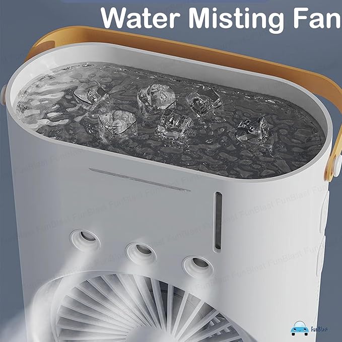Spray Fan – Double-Ended Spray Water Mist Fan with LED Light & Humidifier